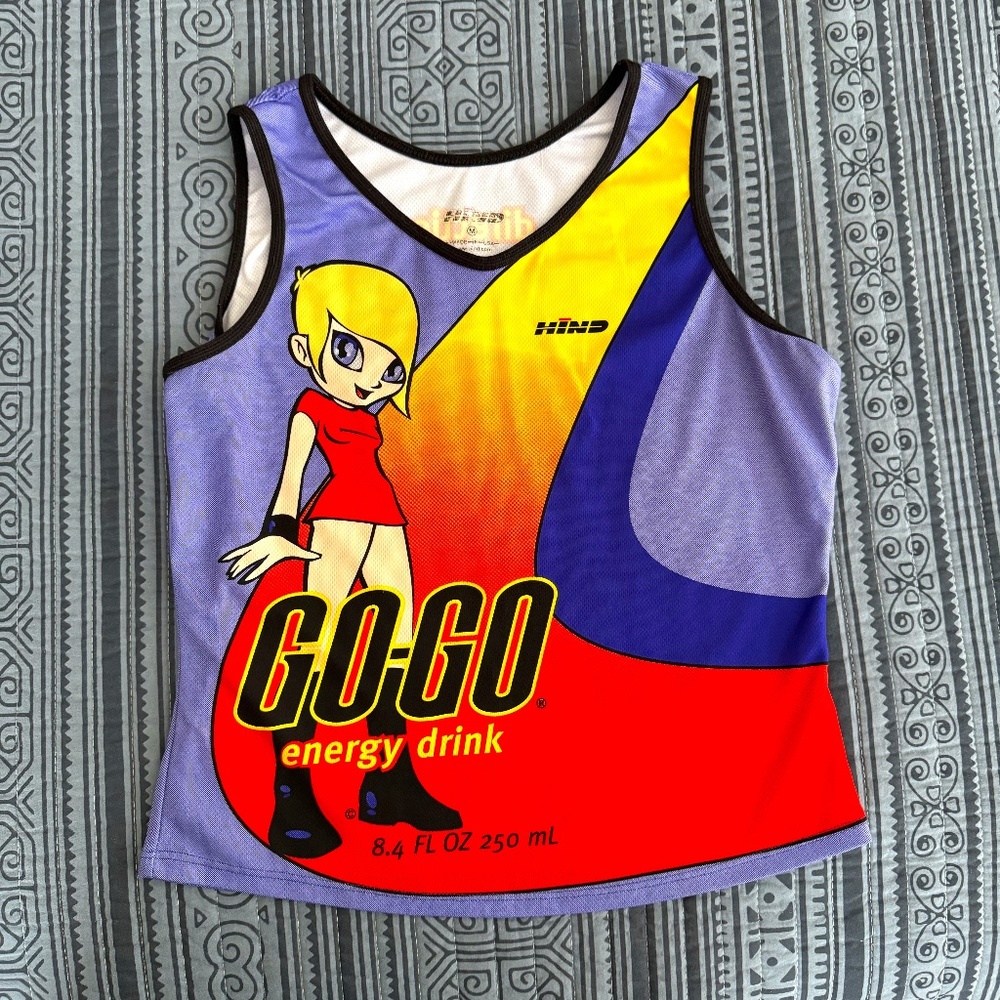 HIND medium athletic top. Triathlon. Fun colors
